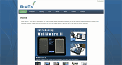 Desktop Screenshot of biotx.net